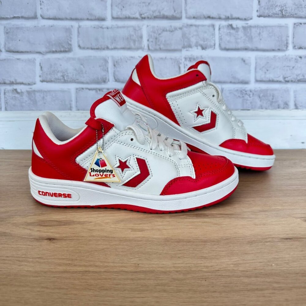 Converse Weapon Low Red White 9 Mens Shoes Bird Magic Erving DS Sneakers A10598C